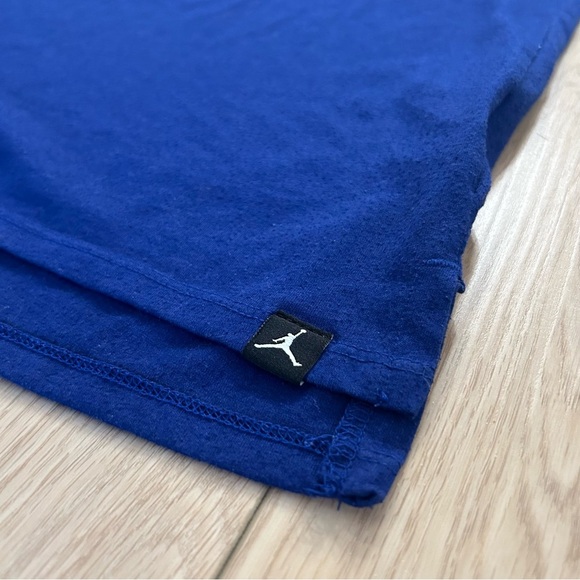 Nike Air Jordan Engraved Graphic Blue T-Shirt Men’s Size Large - Picture 3 of 6